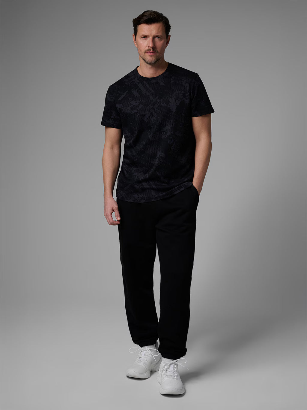 T-shirt regular z nadrukiem męski 4F x Robert Lewandowski