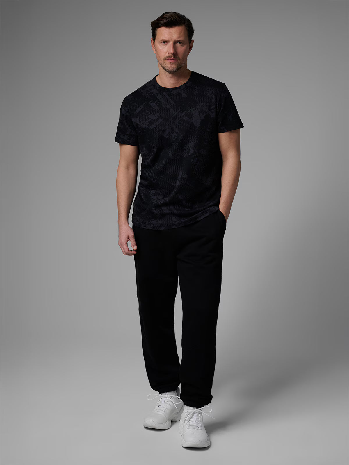 T-shirt regular z nadrukiem męski 4F x Robert Lewandowski
