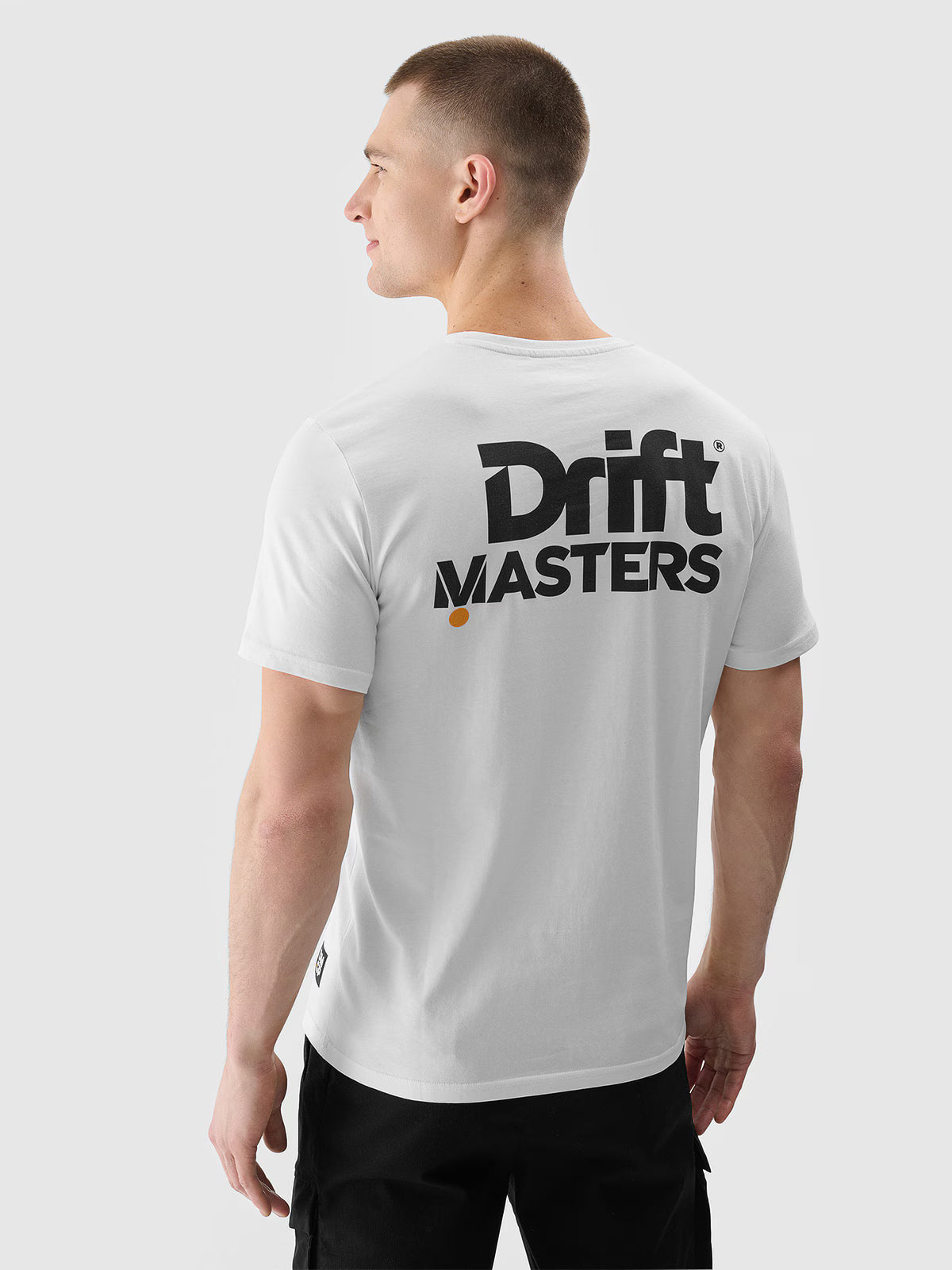 T-shirt regular z nadrukiem uniseks 4F x Drift Masters