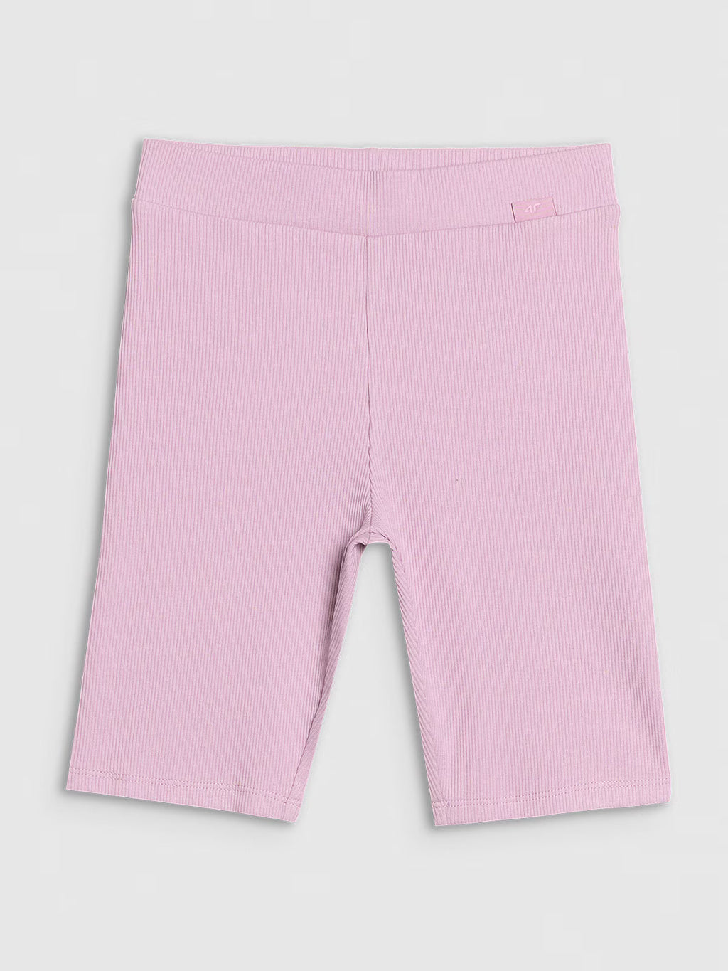 Legginsy kolarki z prążkowanej dzianiny dziewczęce