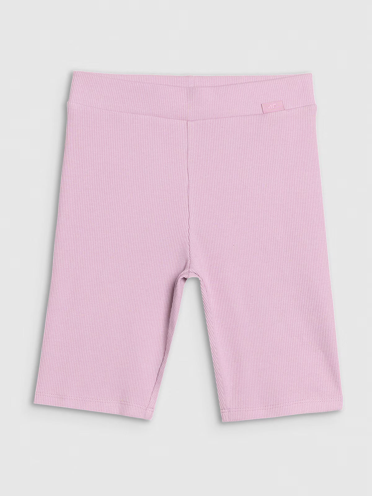 Legginsy kolarki z prążkowanej dzianiny dziewczęce
