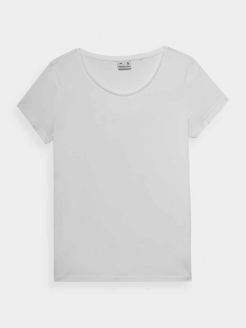 T-shirt slim gładki damski