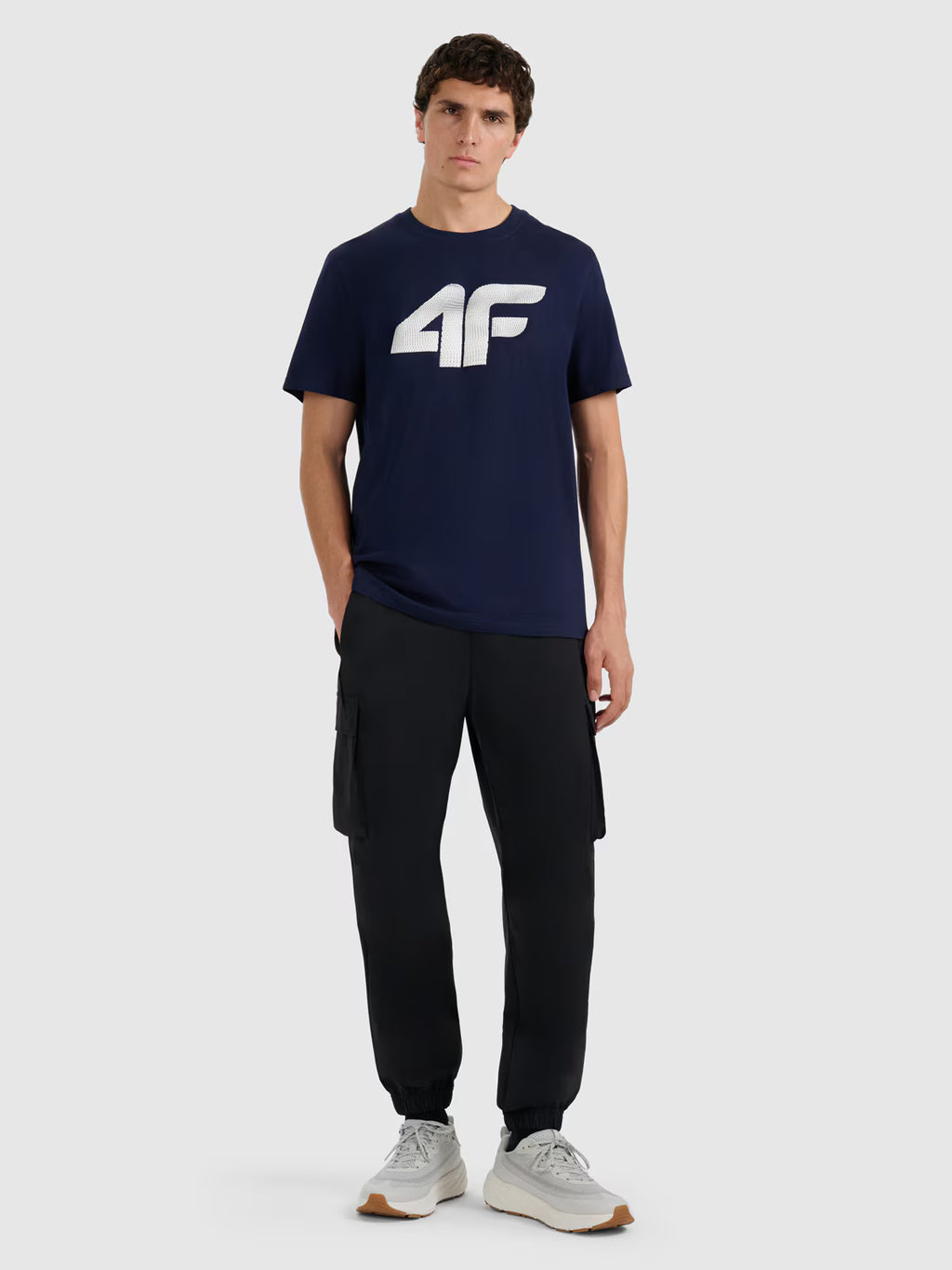 T-shirt regular z nadrukiem męski