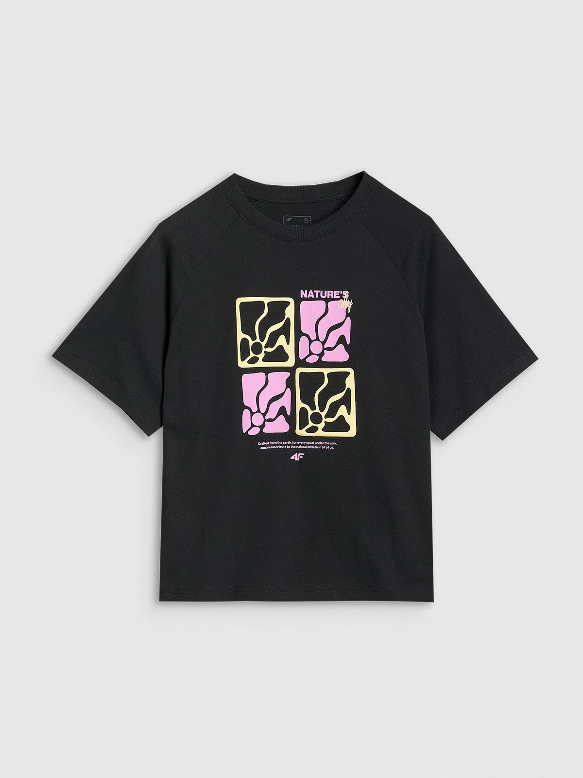 T-shirt oversize z nadrukiem damski