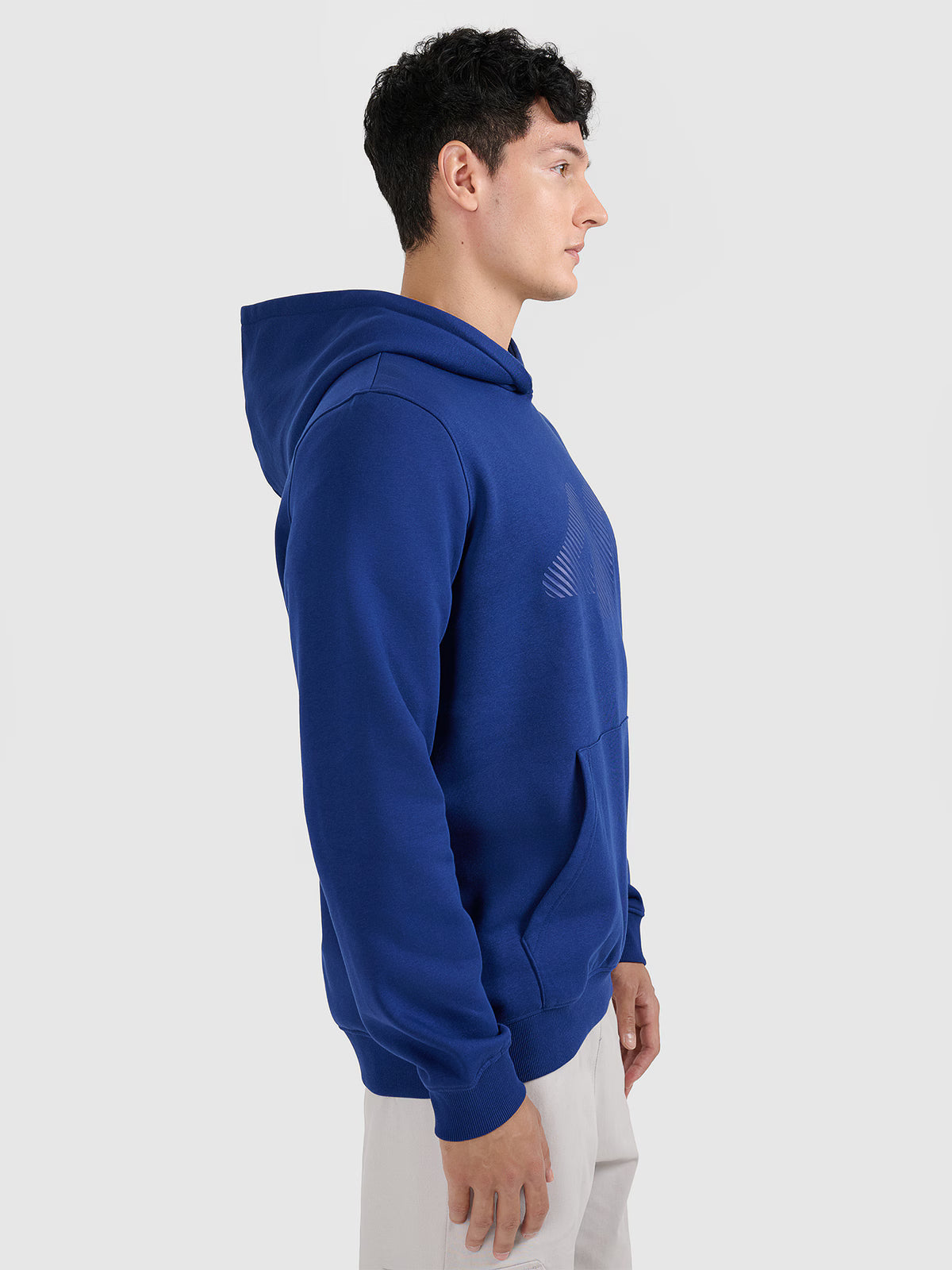 Bluza dresowa nierozpinana z kapturem męska