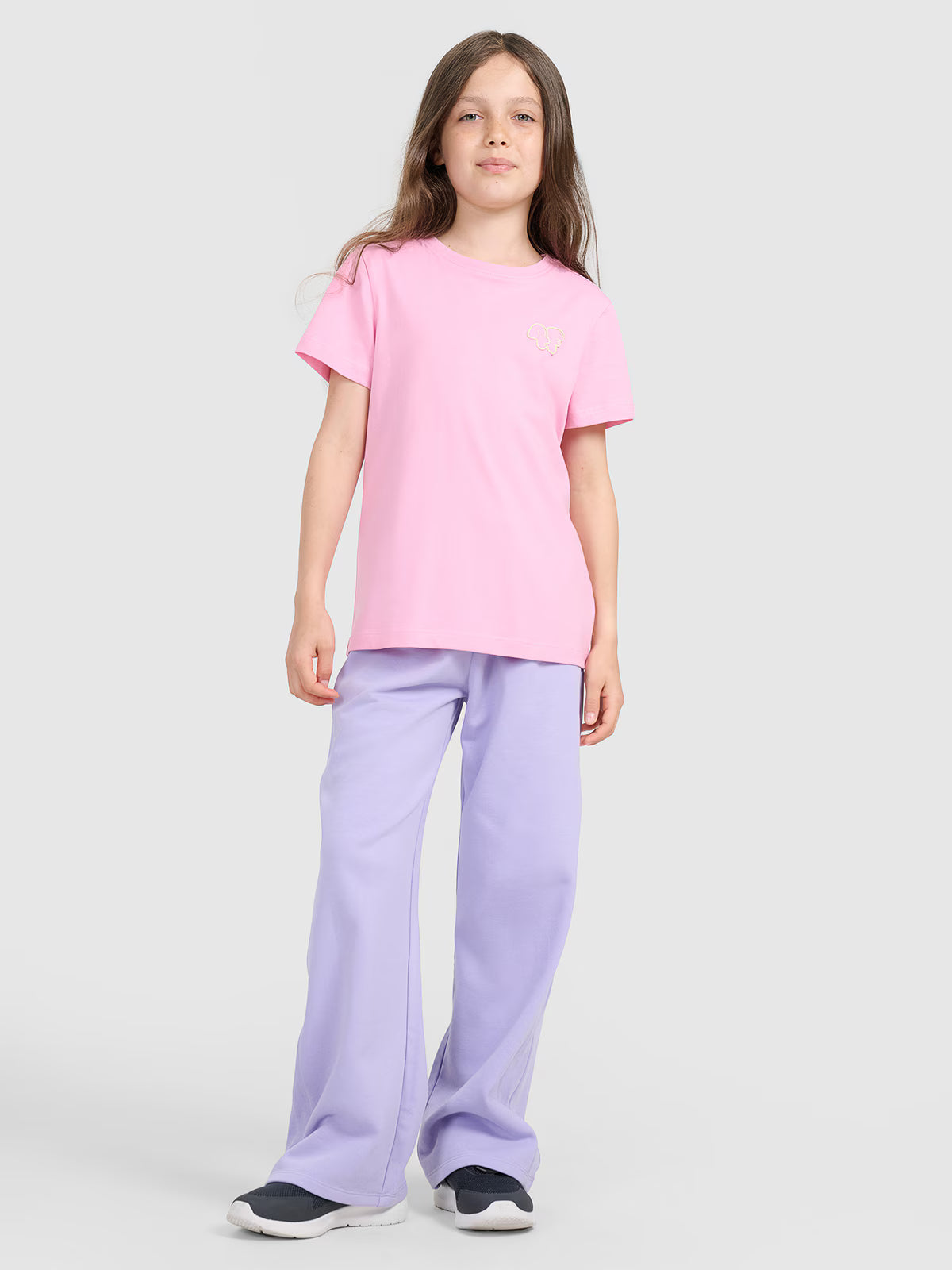 T-shirt regular z nadrukiem dziewczęcy