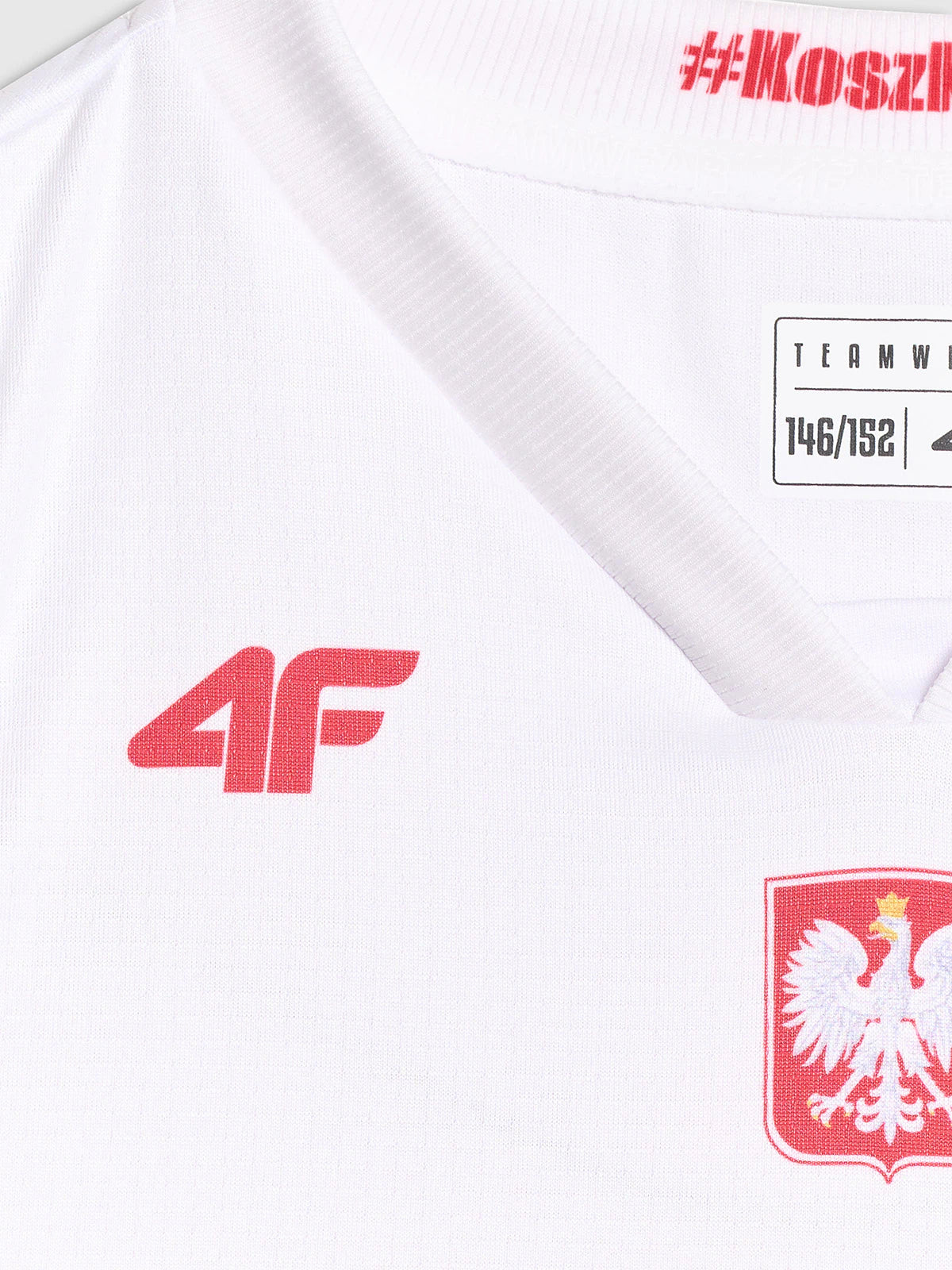 Koszulka reprezentacyjna z możliwością personalizacji dziecięca 4F x PZKOSZ