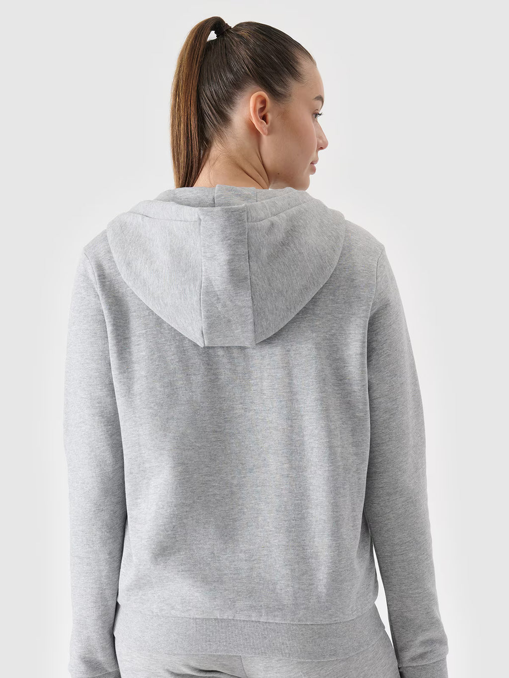 Bluza dresowa rozpinana z kapturem damska