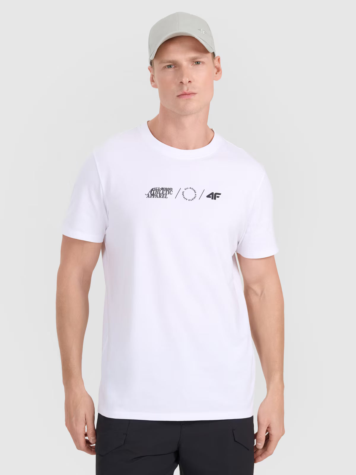 T-shirt regular z nadrukiem męski