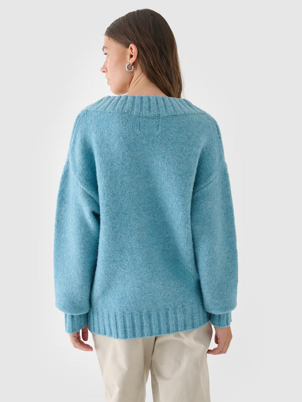 Sweter z wełną i alpaką damski Outhorn