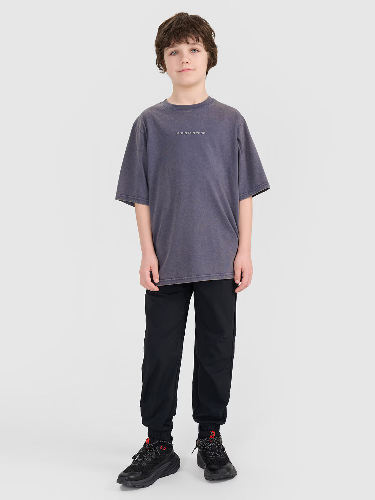 T-shirt oversize z nadrukiem chłopięcy