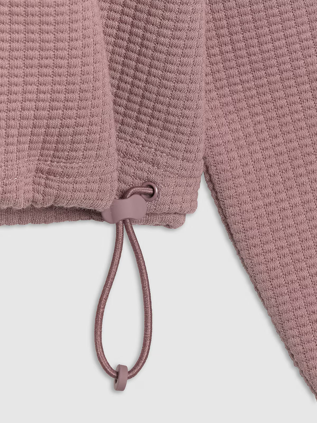 Bluza dresowa z waflowej dzianiny damska