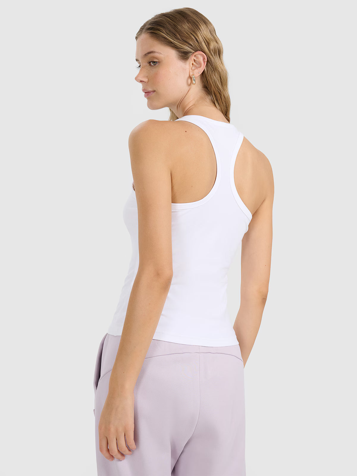 Top slim gładki damski