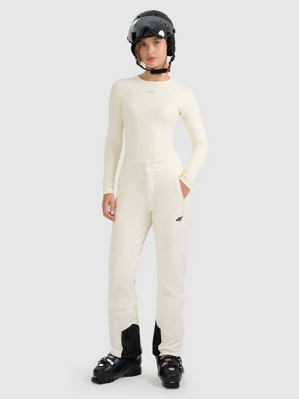 Spodnie narciarskie softshell membrana 10000 damskie