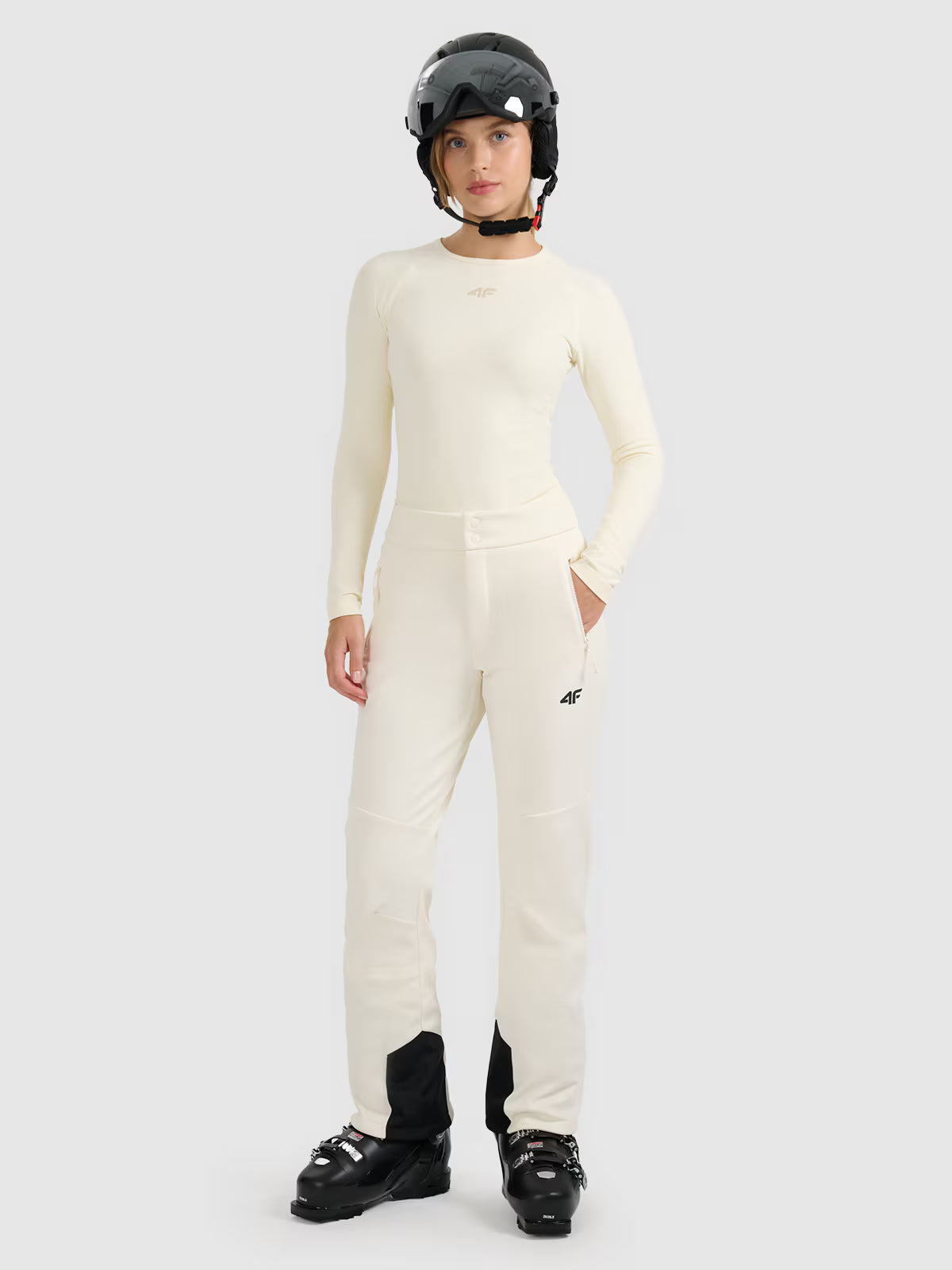 Spodnie narciarskie softshell membrana 10000 damskie