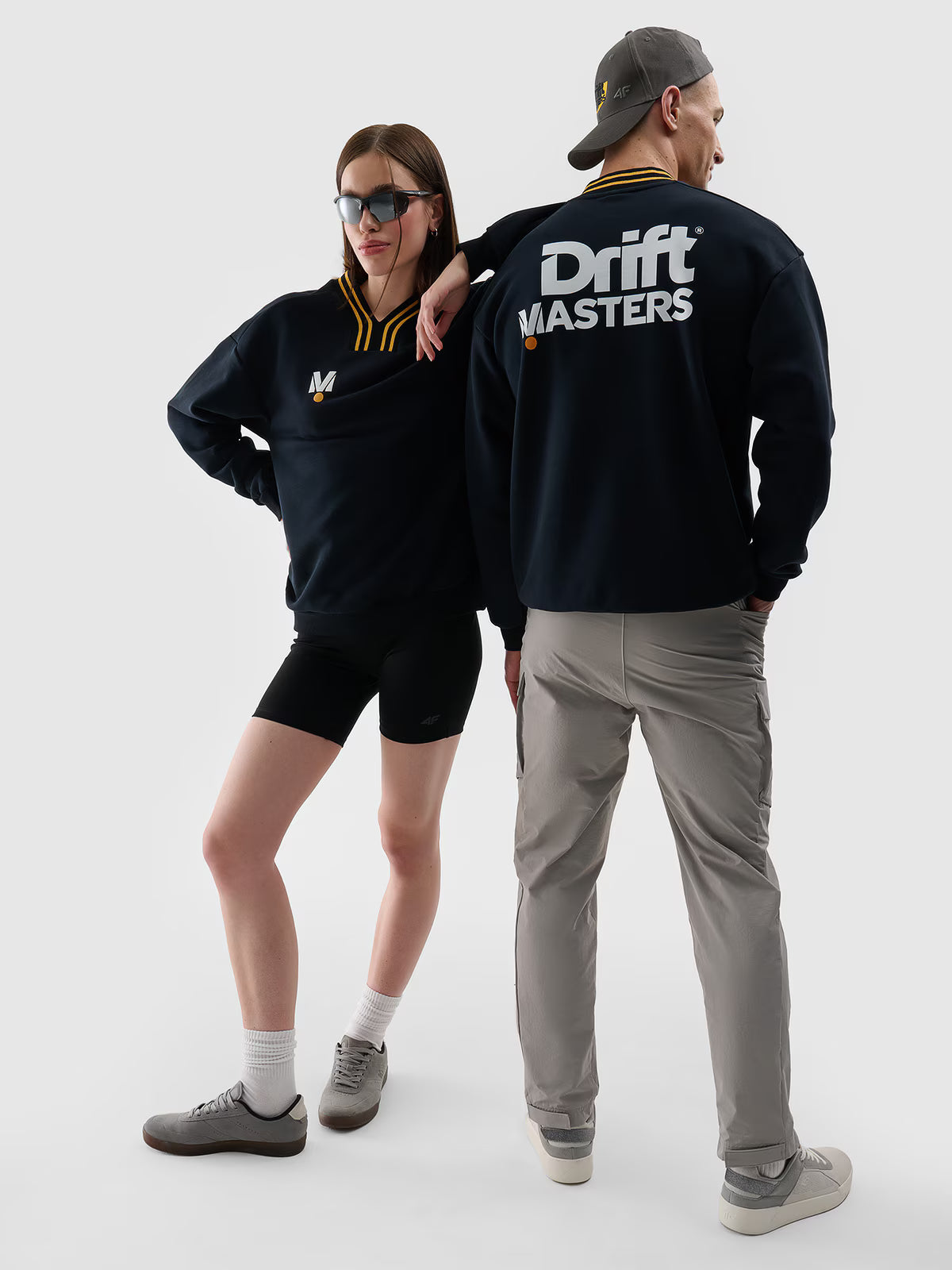Bluza dresowa nierozpinana bez kaptura uniseks 4F x Drift Masters