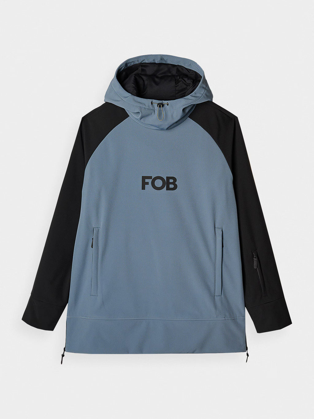 Długa bluza snowboardowa z softshellu membrana 5000 męska