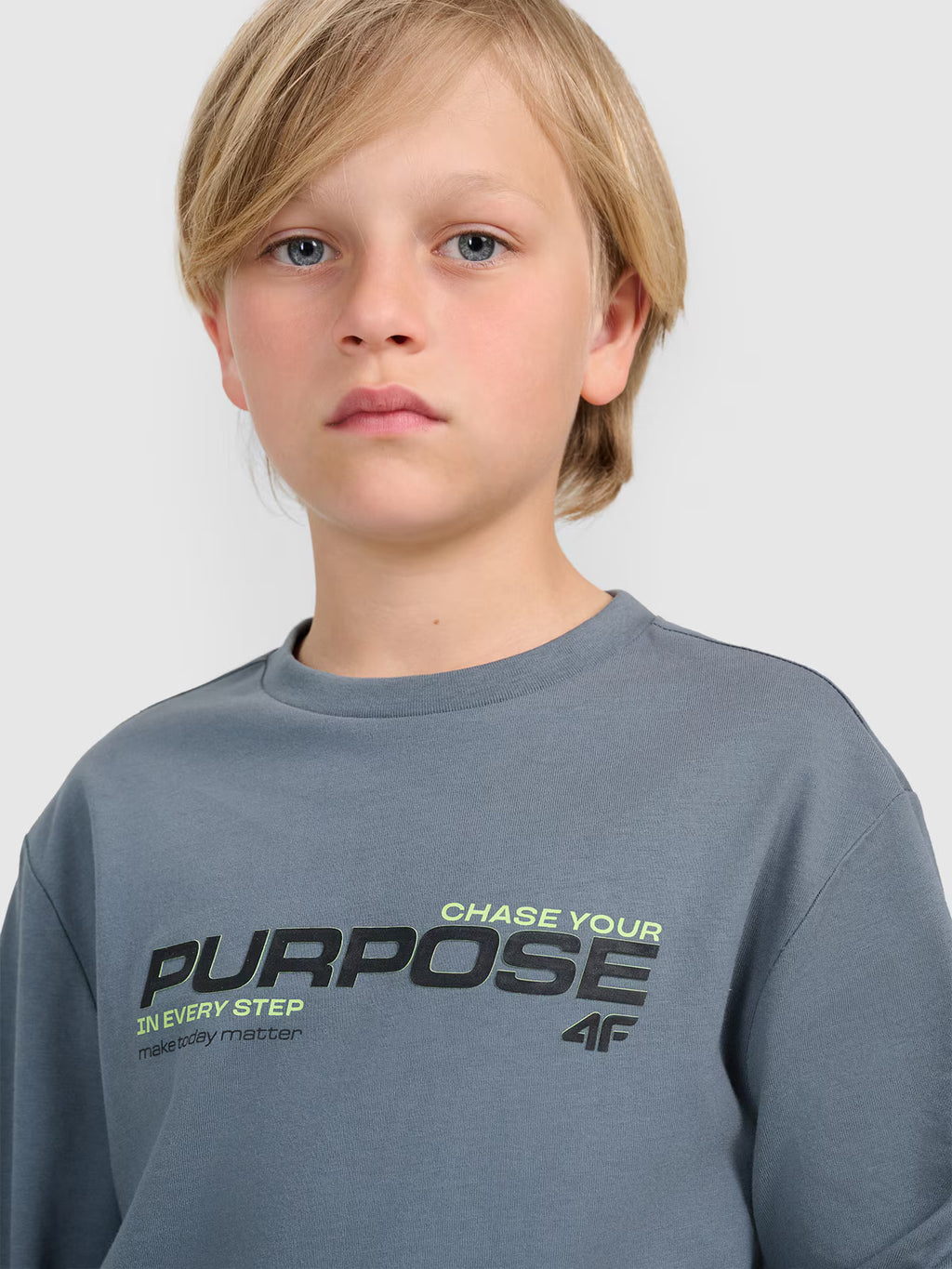 Longsleeve regular z nadrukiem chłopięcy
