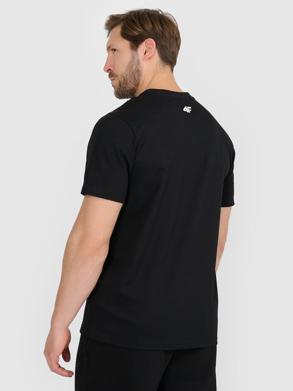 T-shirt regular z nadrukiem męski