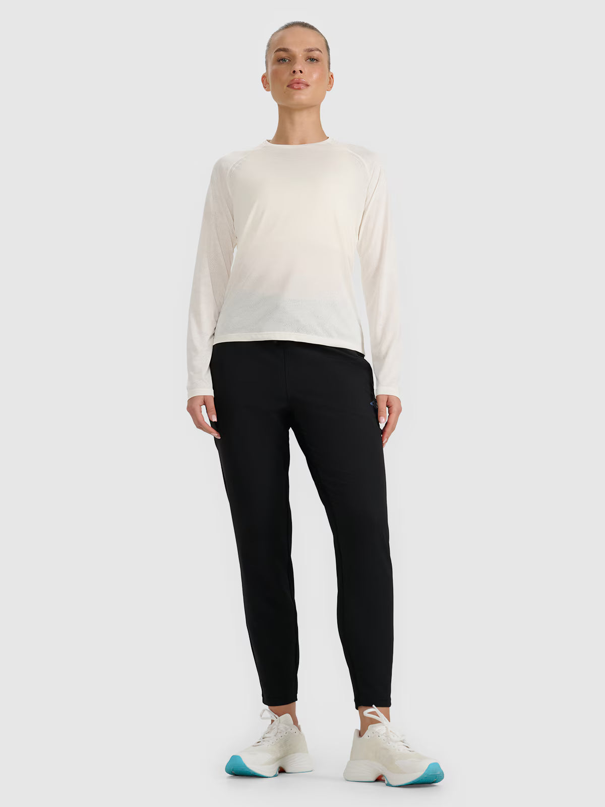 Longsleeve do biegania w terenie szybkoschnący damski