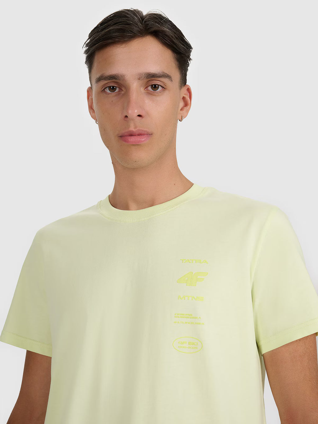 T-shirt regular z nadrukiem męski