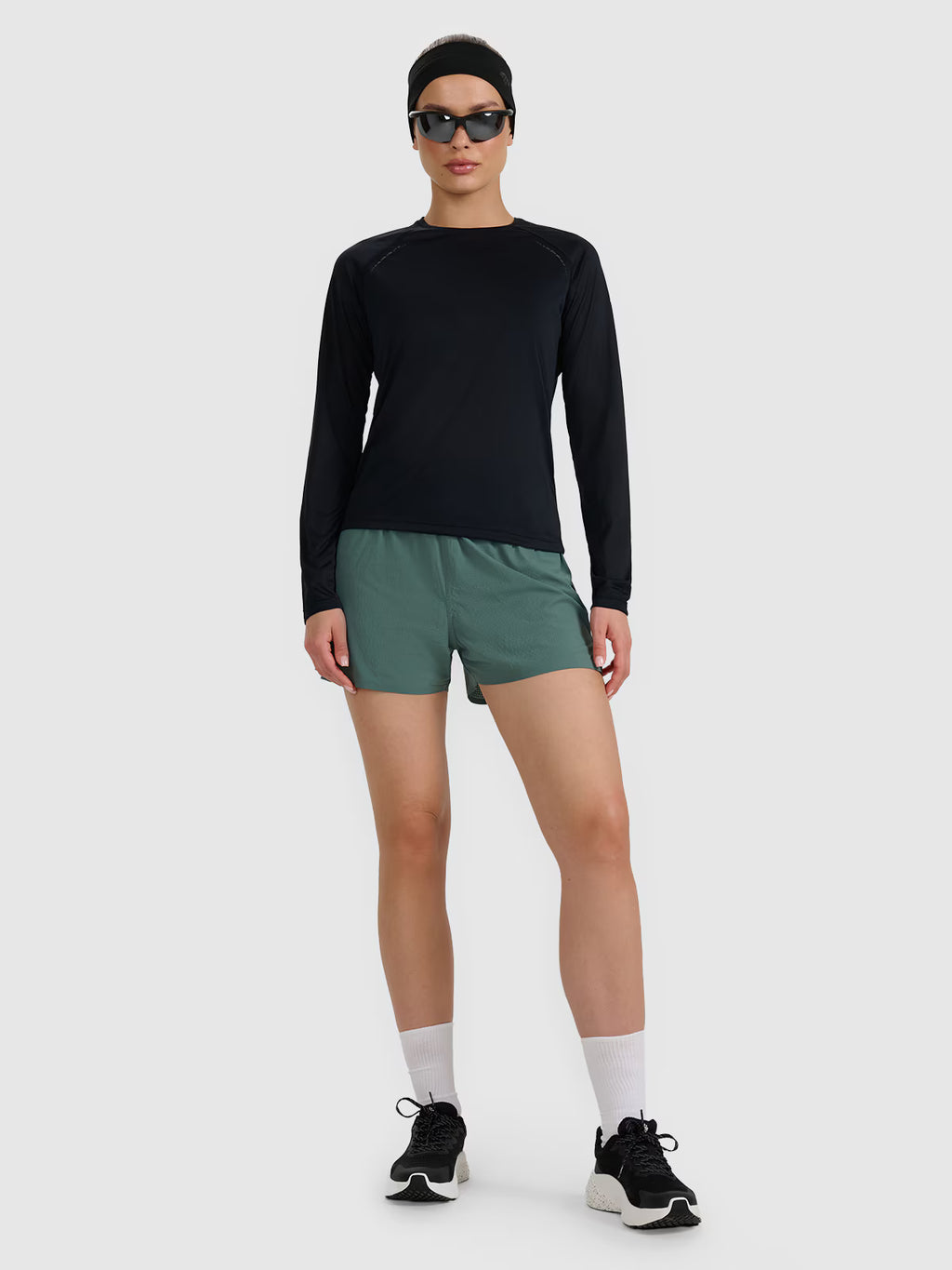 Longsleeve do biegania w terenie szybkoschnący damski
