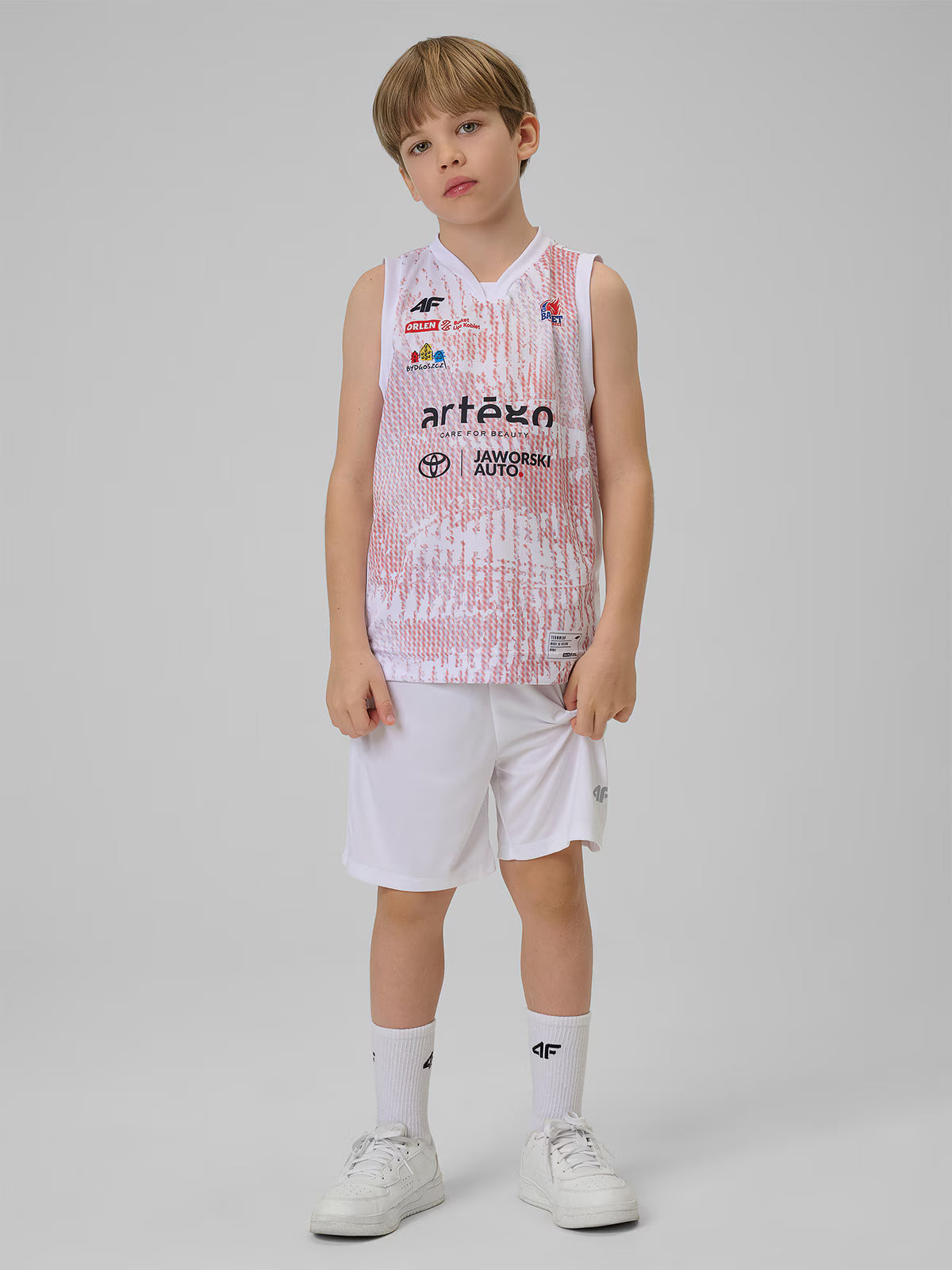 Koszulka meczowa replika wyjazdowa z sezonu 2025/26 dziecięca 4F x KS Basket 25 Bydgoszcz