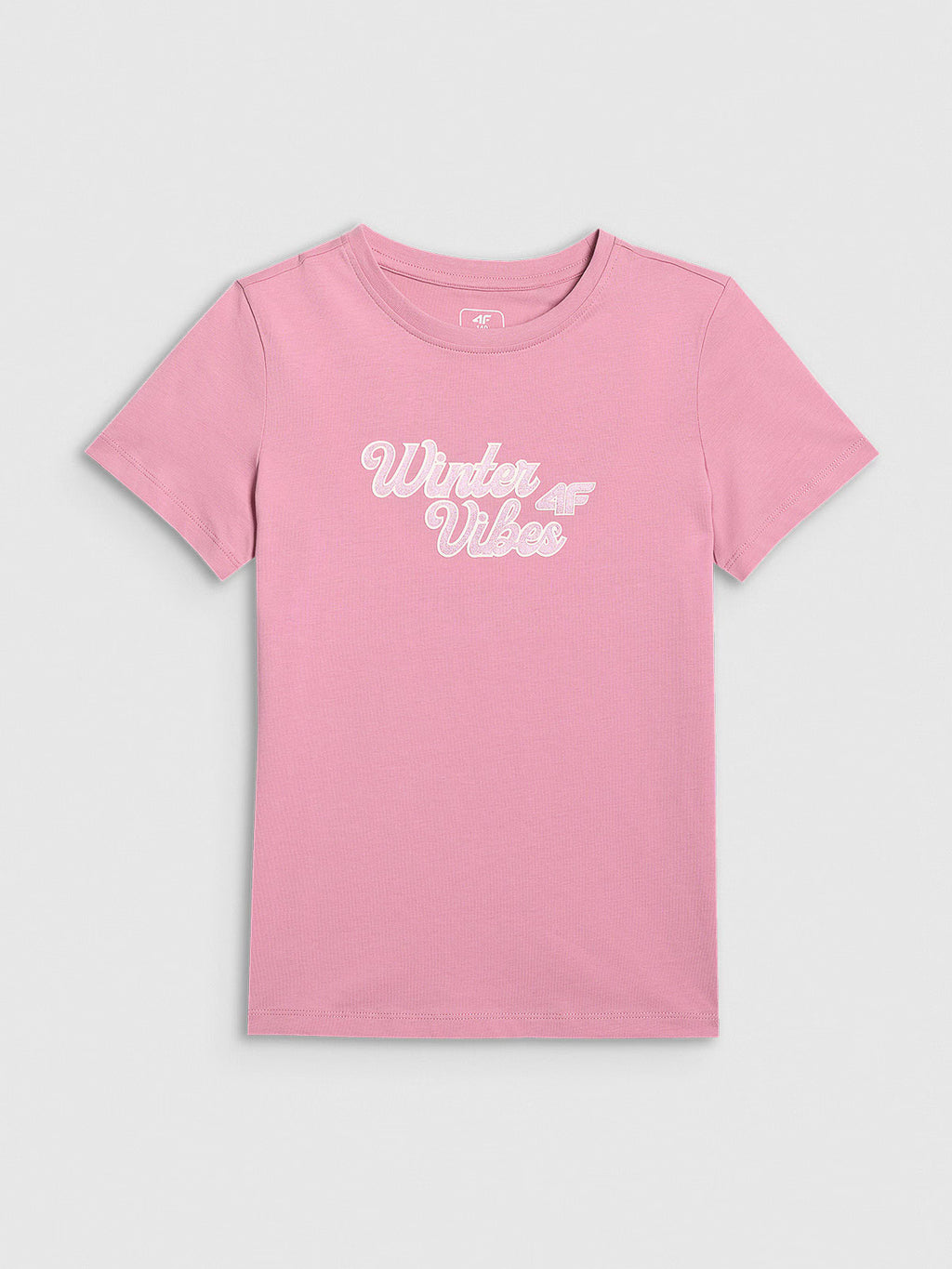 T-shirt regular z nadrukiem dziewczęcy
