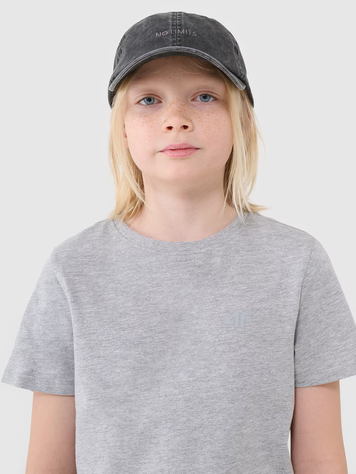 T-shirt regular gładki chłopięcy
