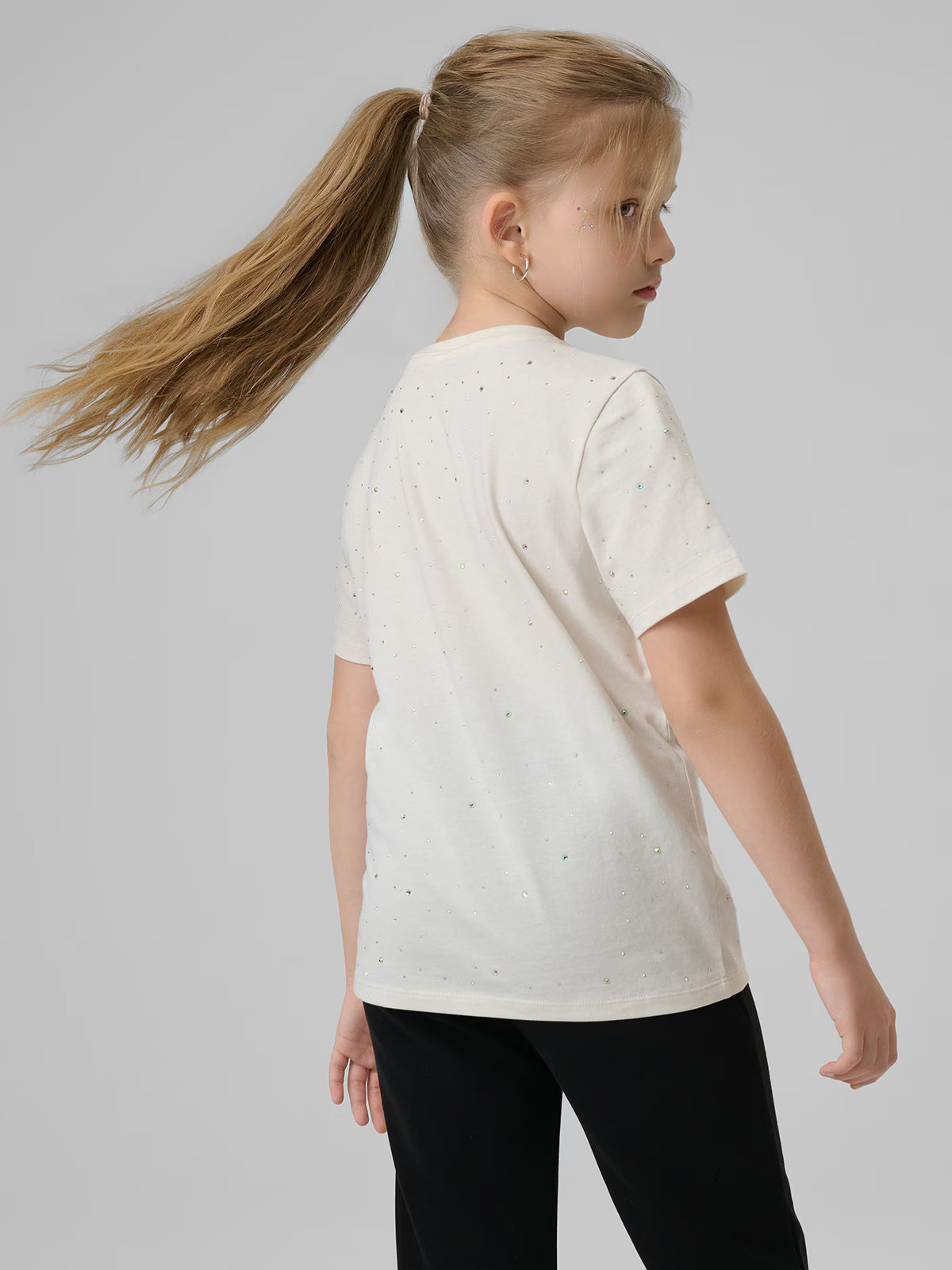 T-shirt regular dziewczęcy