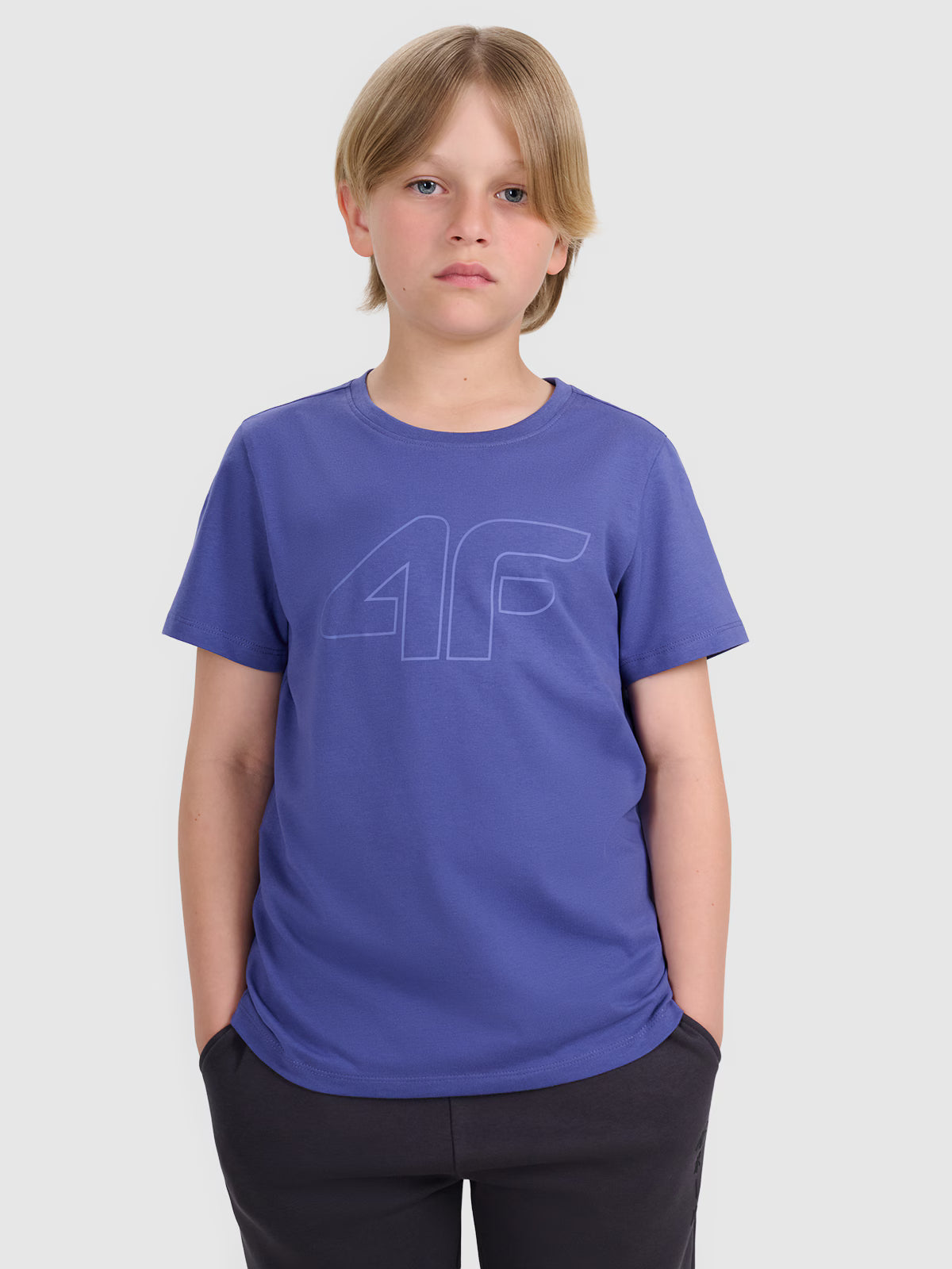 T-shirt regular z nadrukiem chłopięcy