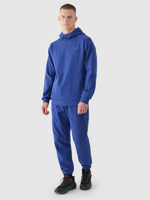 Bluza dresowa nierozpinana z kapturem męska