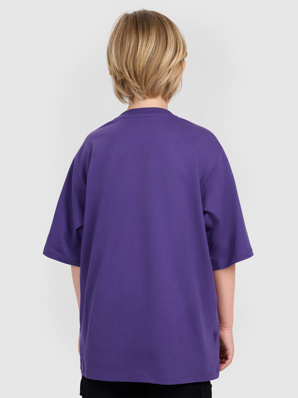 T-shirt oversize z nadrukiem chłopięcy