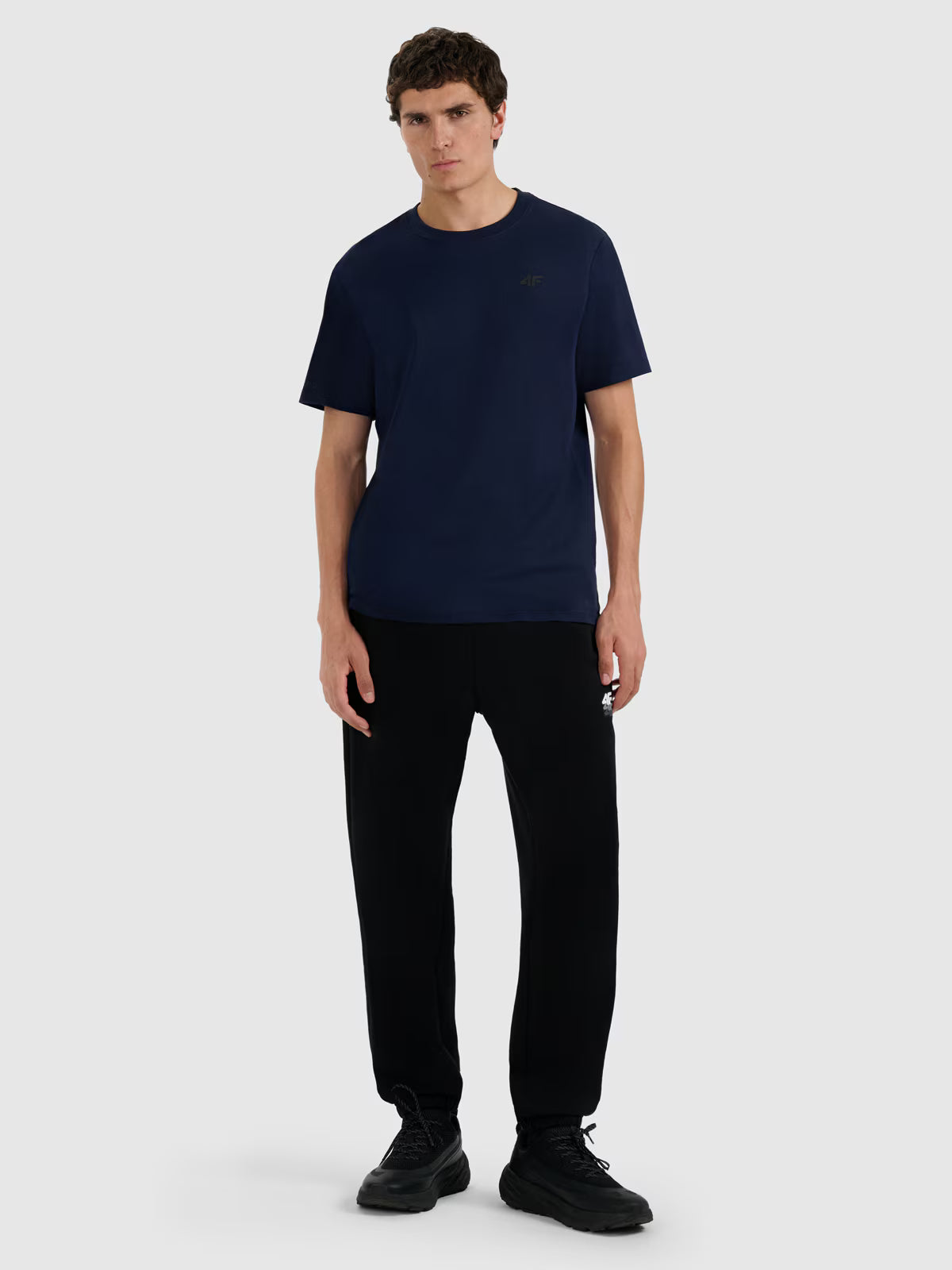 T-shirt regular gładki męski