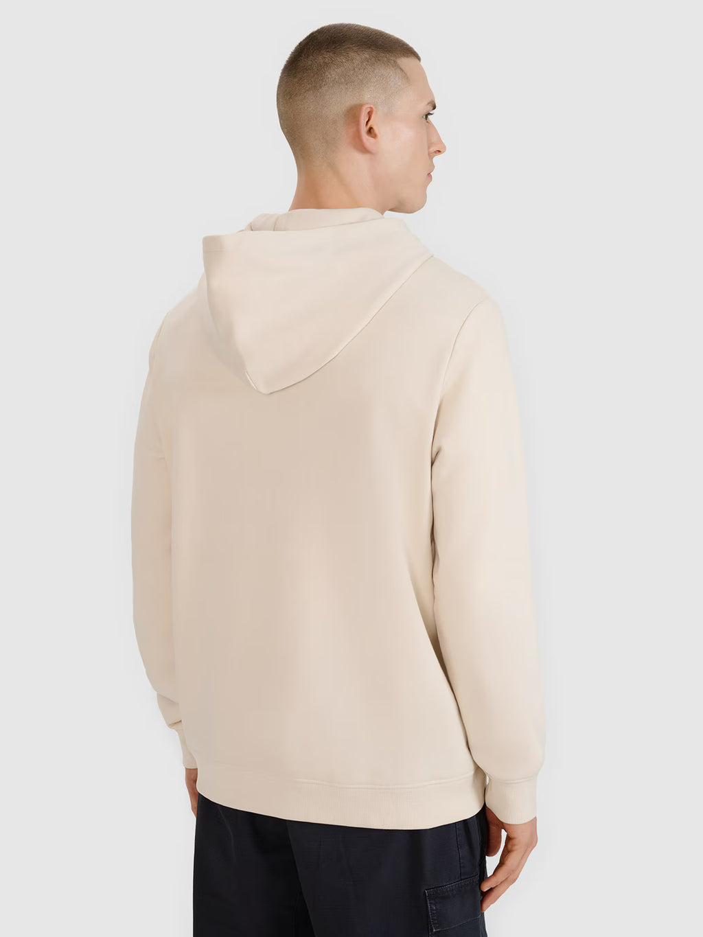 Bluza dresowa nierozpinana z kapturem męska