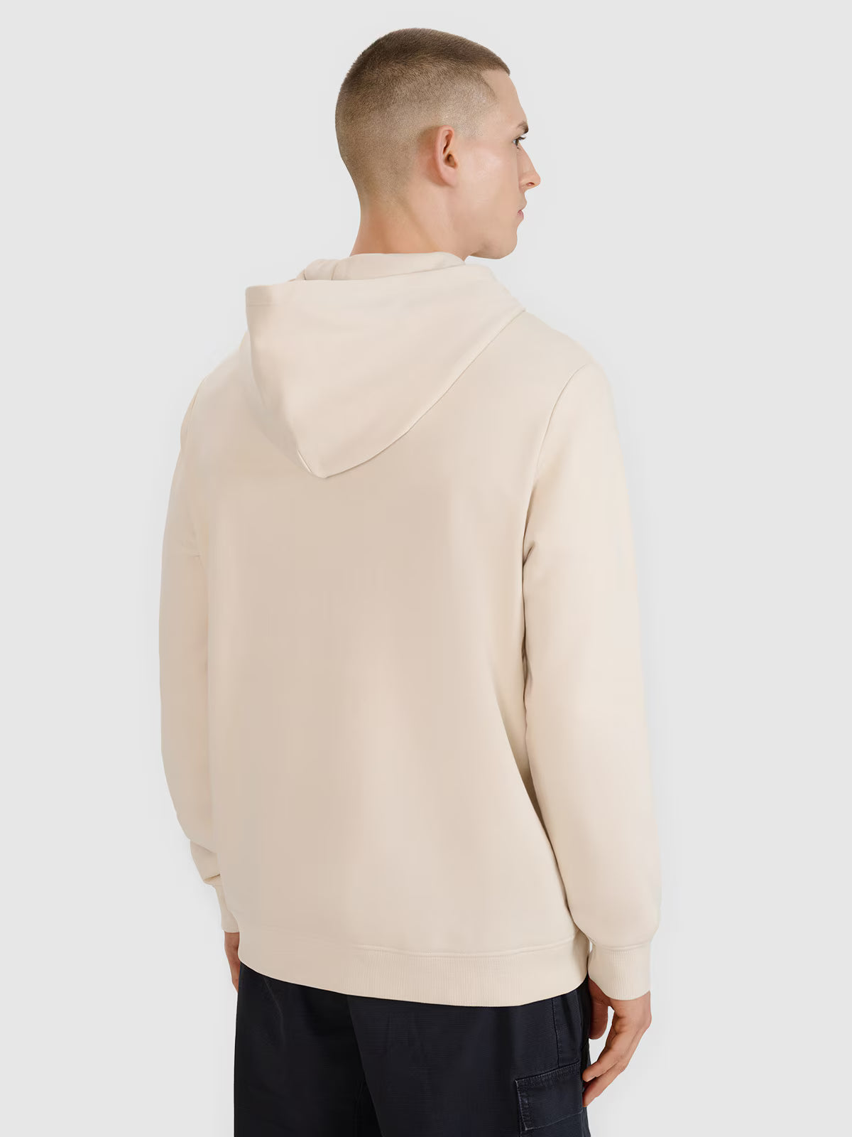 Bluza dresowa nierozpinana z kapturem męska