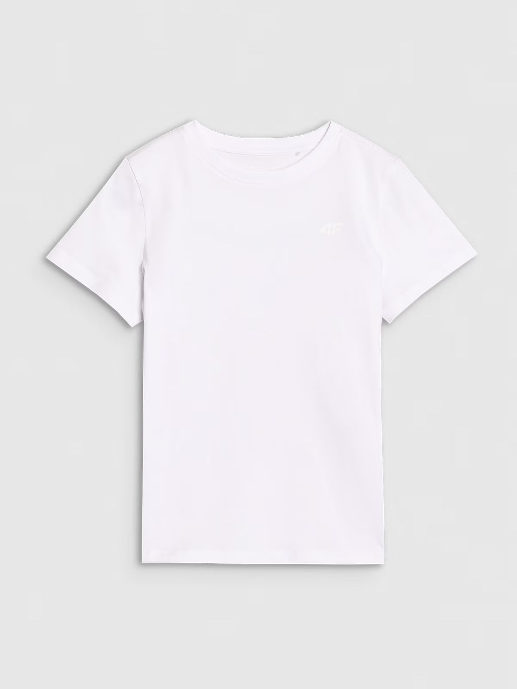 T-shirt regular gładki dziewczęcy