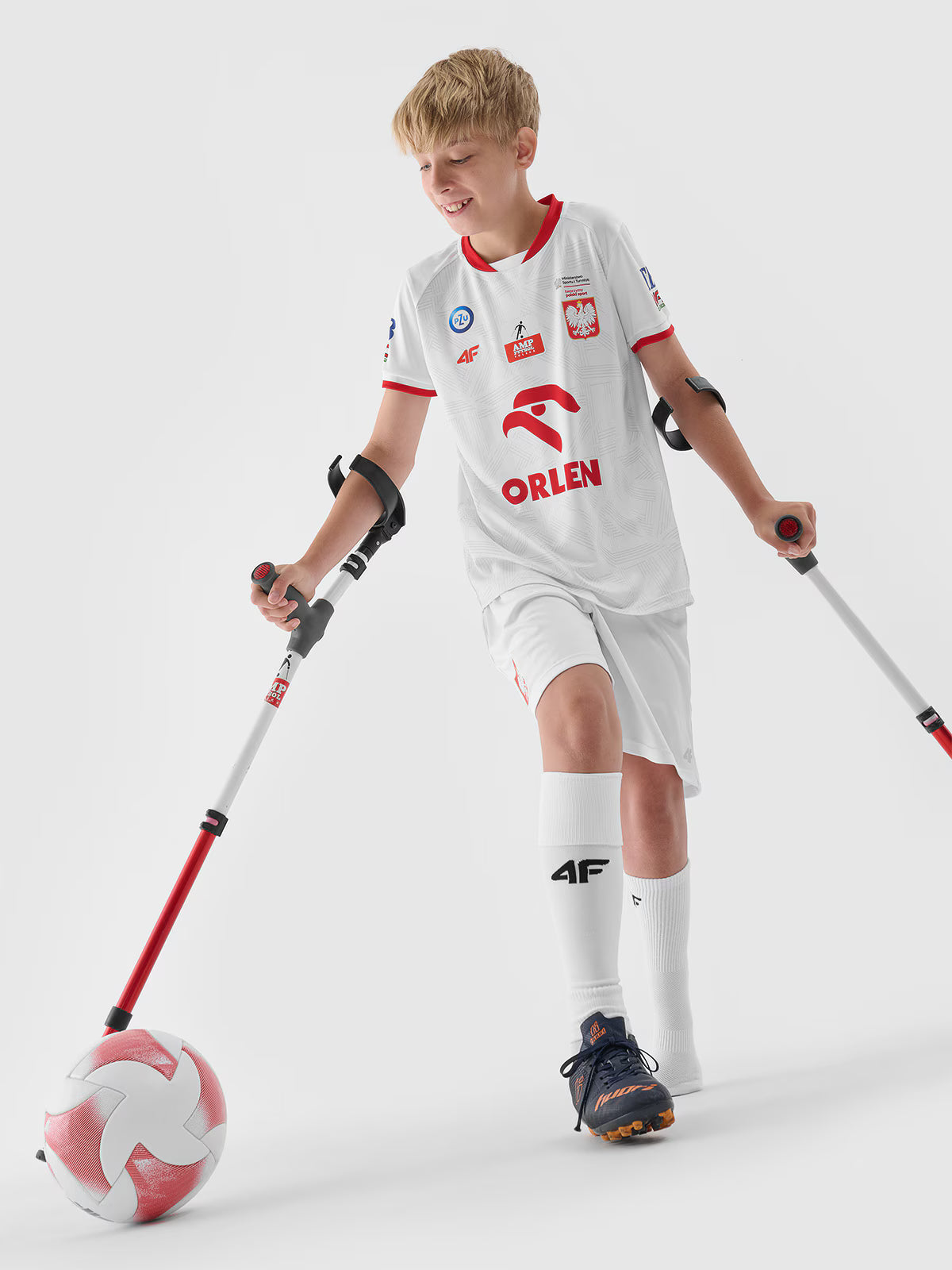 Koszulka replika wyjazdowa AMP Futbol dziecięca
