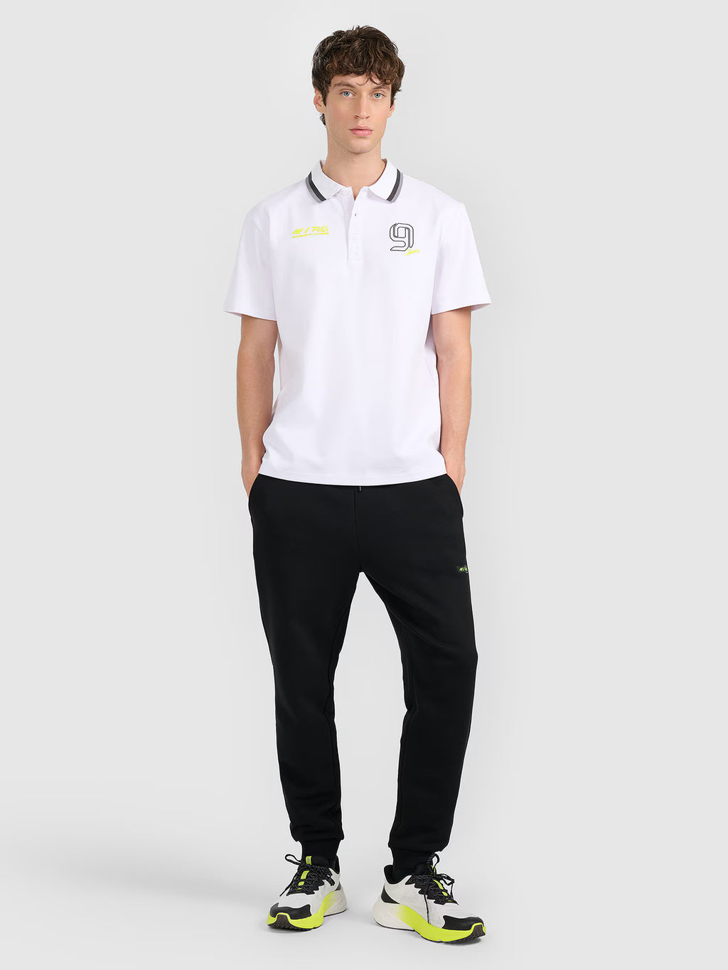 Koszulka polo regular męska 4F x Robert Lewandowski
