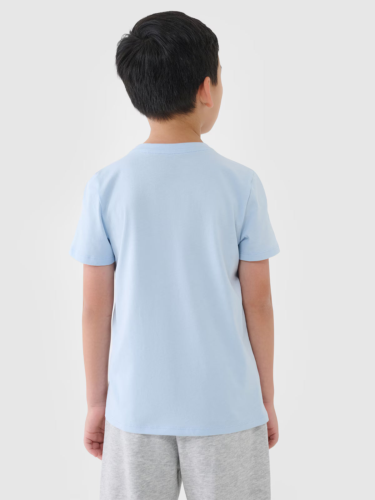 T-shirt regular gładki chłopięcy