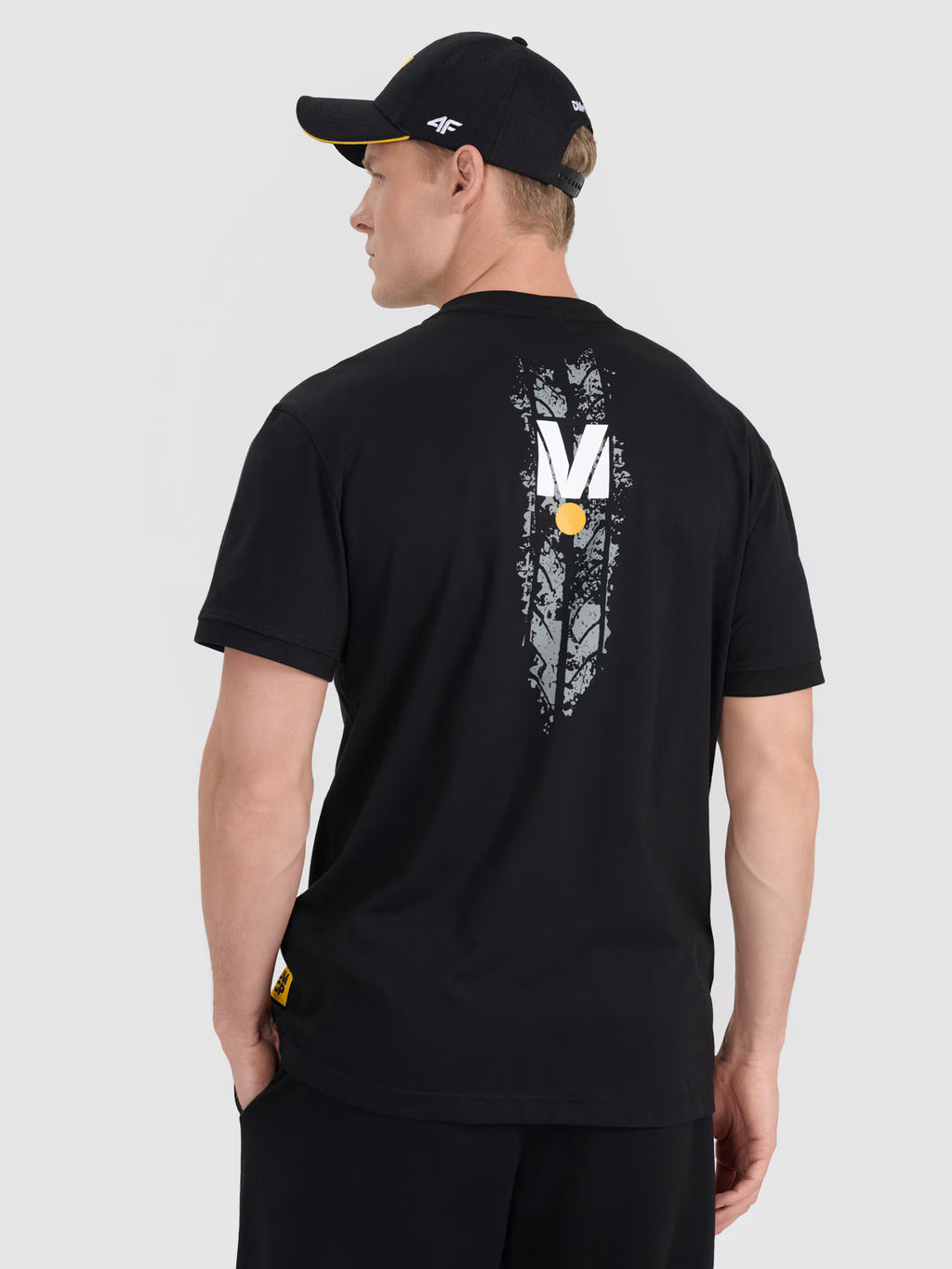 T-shirt regular z nadrukiem uniseks 4F x Drift Masters