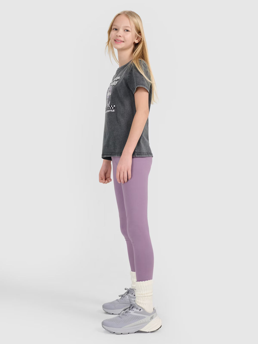 Legginsy dzianinowe dziewczęce