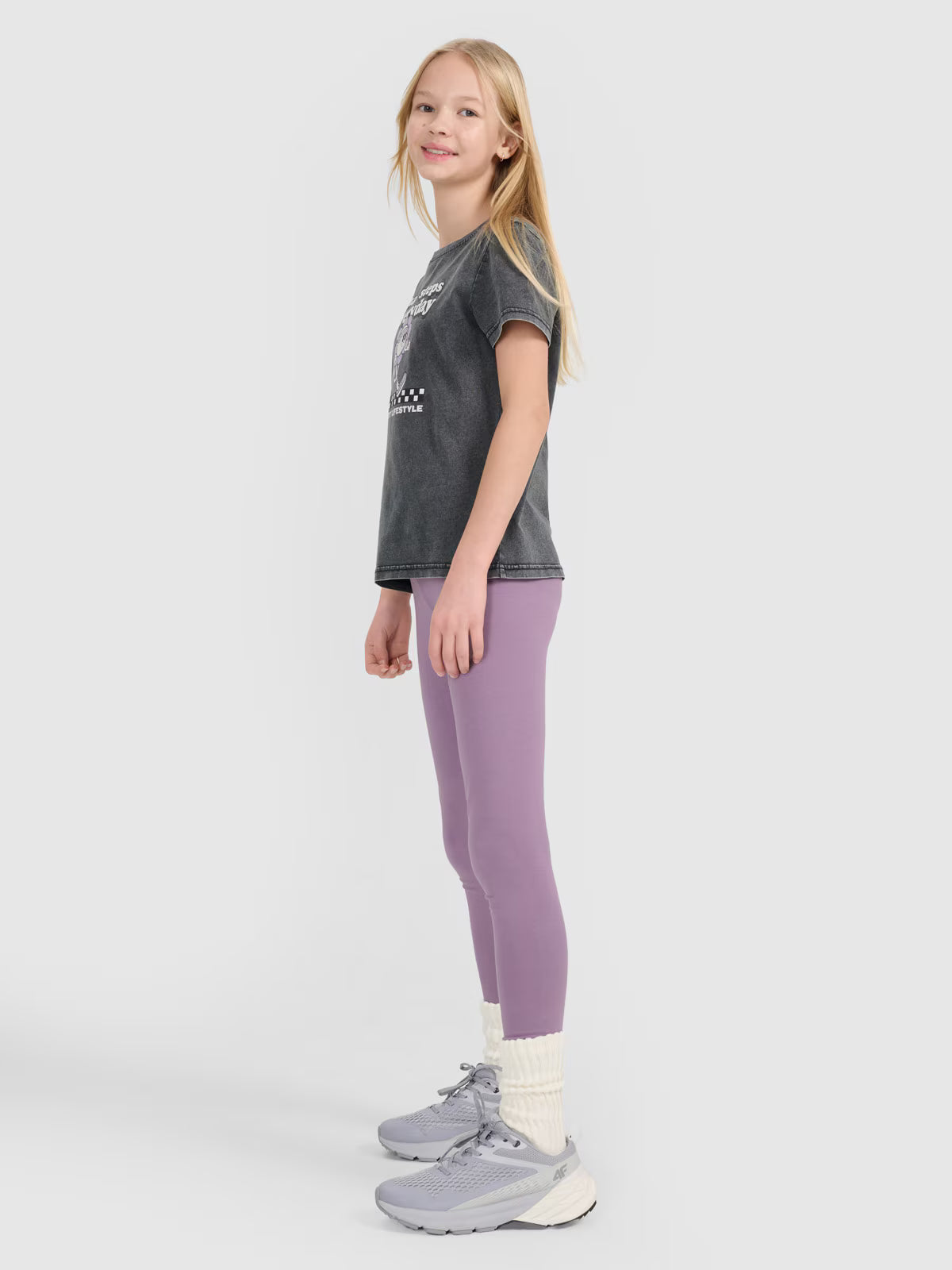 Legginsy dzianinowe dziewczęce