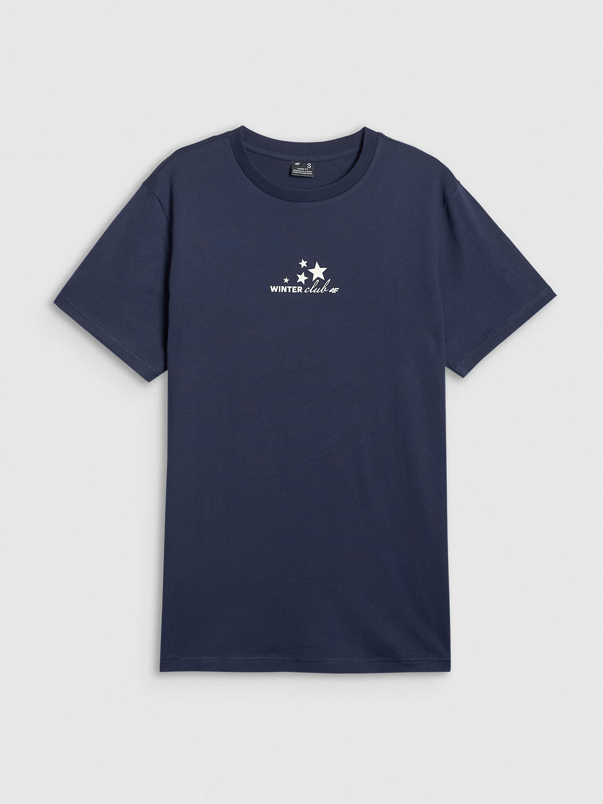 T-shirt oversize z nadrukiem damski