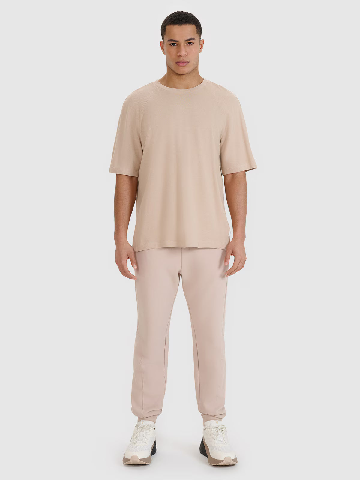 T-shirt oversize z modalem męski