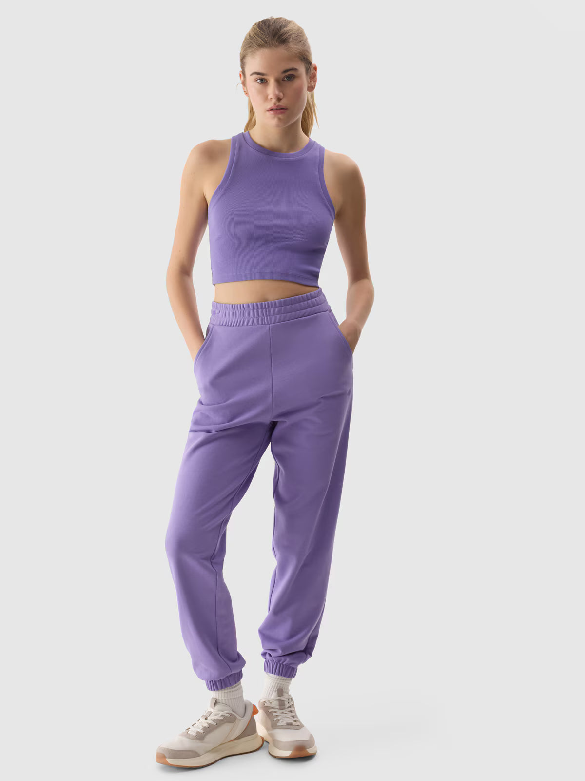 Crop top slim damski