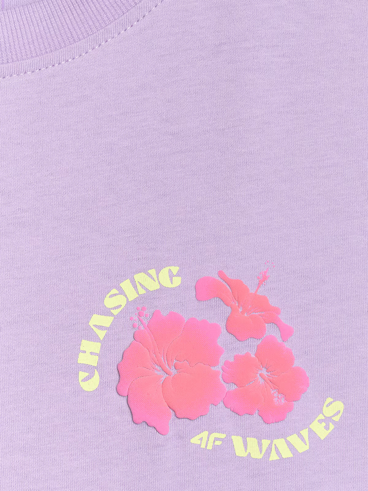 T-shirt oversize z nadrukiem damski