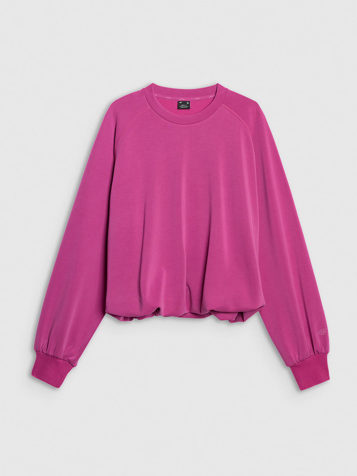 Bluza dresowa nierozpinana z modalem damska