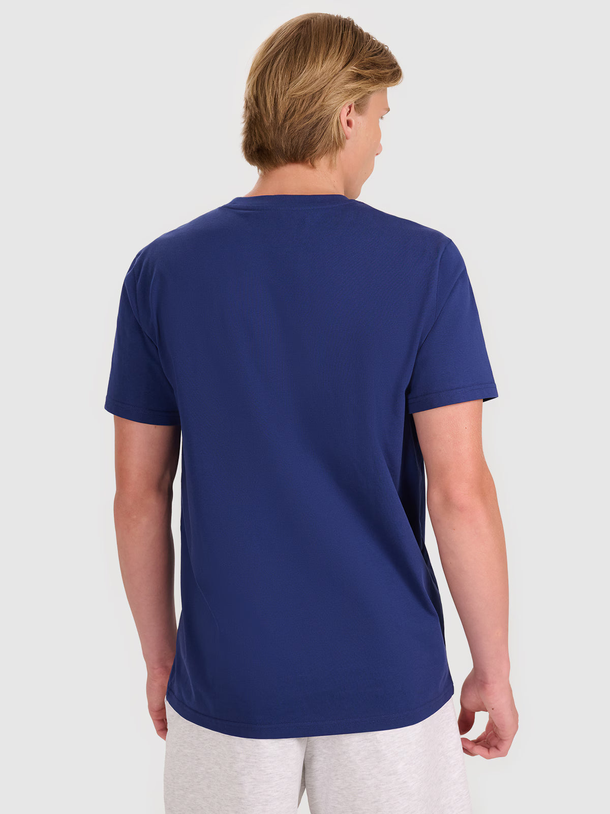 T-shirt regular gładki męski
