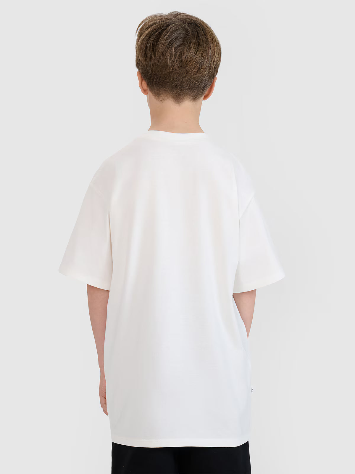 T-shirt oversize z nadrukiem chłopięcy
